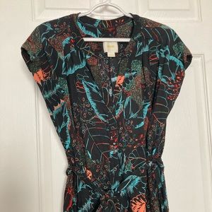 Maeve brand funky print jumpsuit